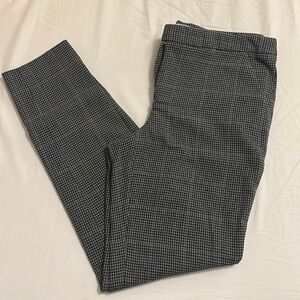 Calvin Klein Straight Slacks Trouser Pants houndstooth plaid checkered pattern